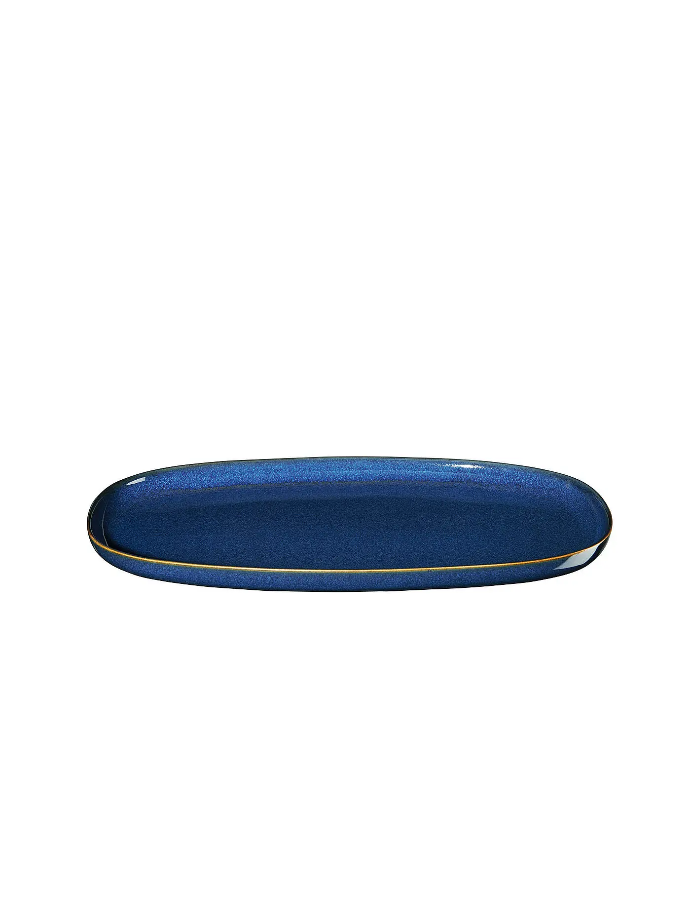 ASA SELECTION | Platte oval Saisons 31x18cm Eucalyptus | dunkelblau